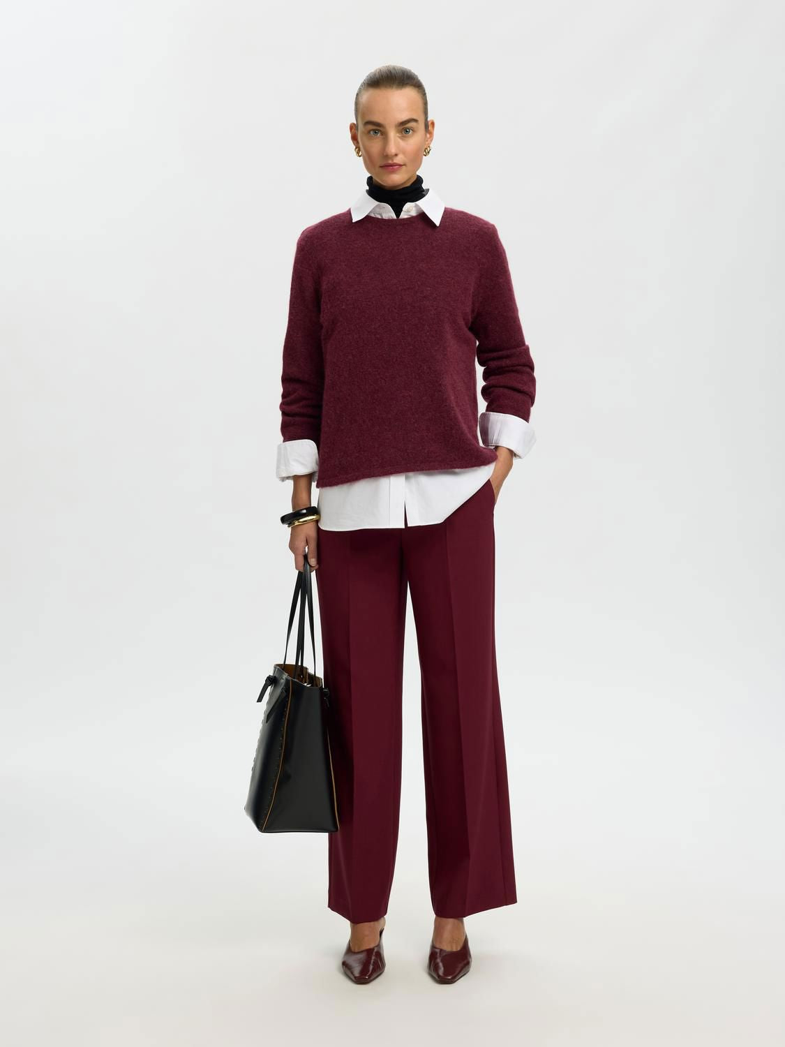 Slwlulu New Ls Knit O-Neck Noos