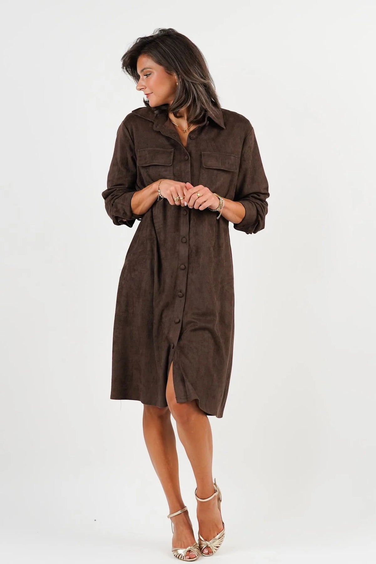 Golightly Almine Kjole - Deep Brown