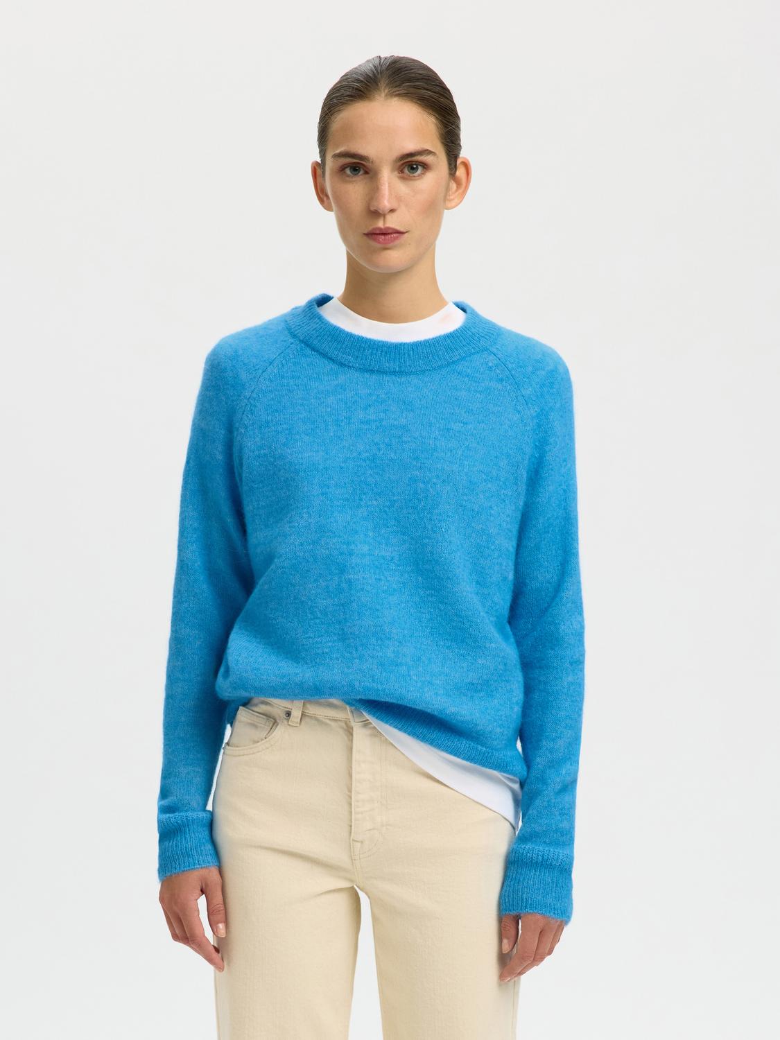 Slwlulu Ls Knit O-Neck Noos