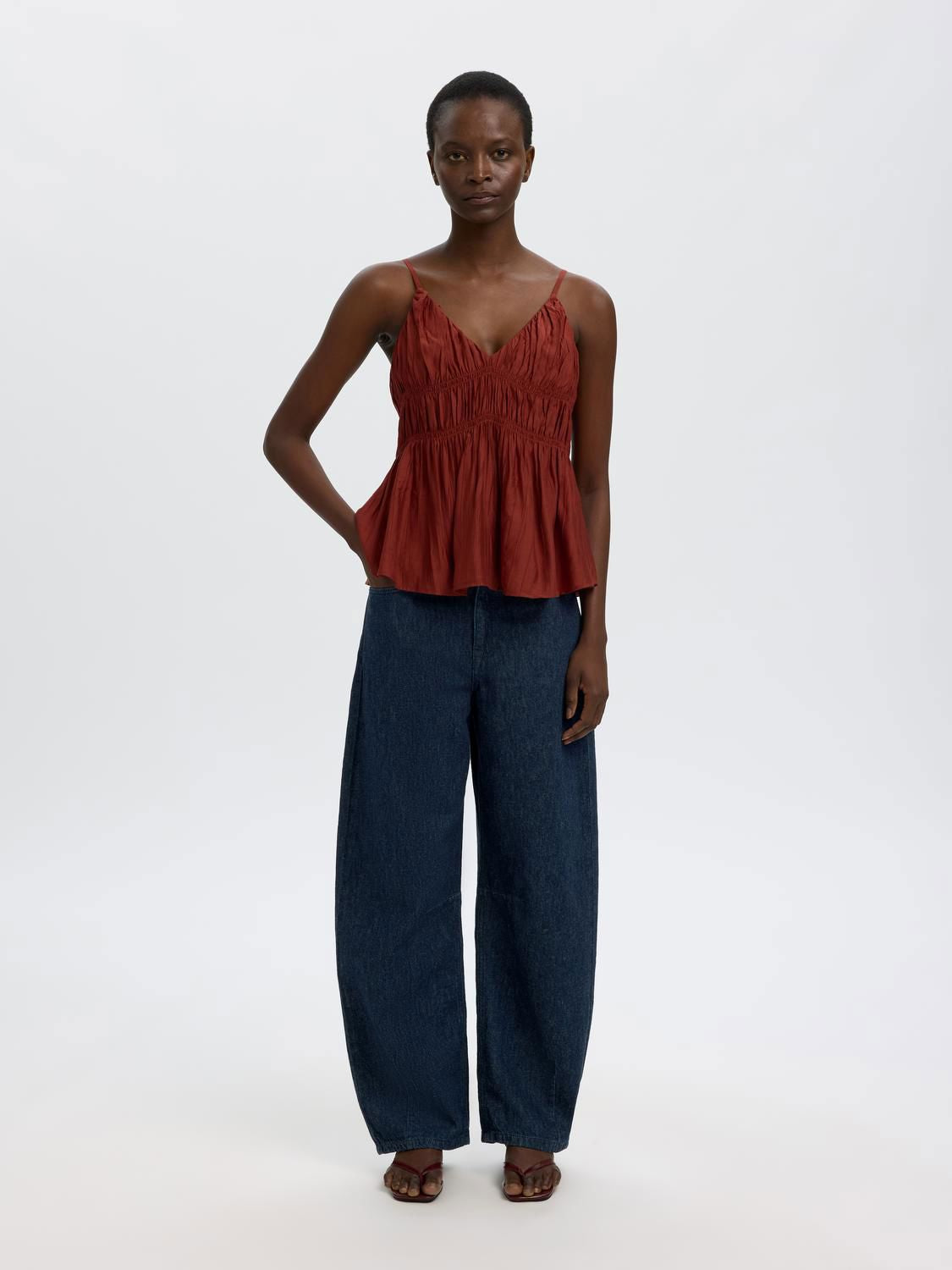 Slfloose Barrel Hanny Mw Jeans