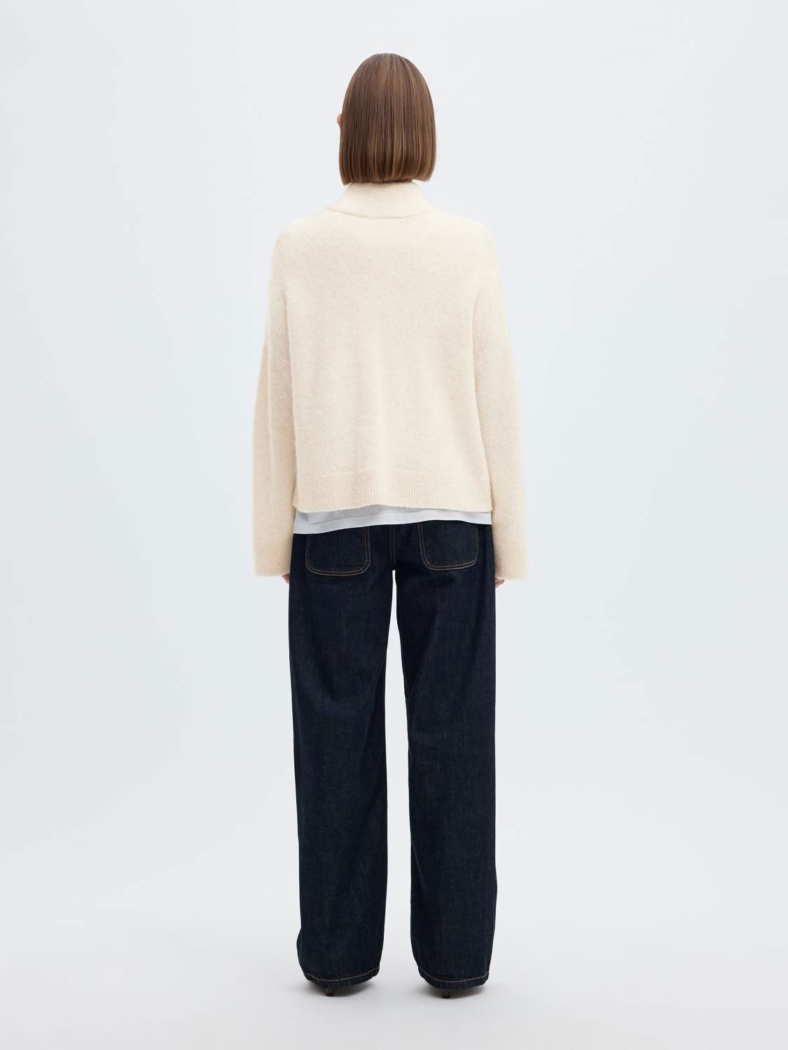 Slwsia Ras Ls Knit Zipper Cardigan Noos