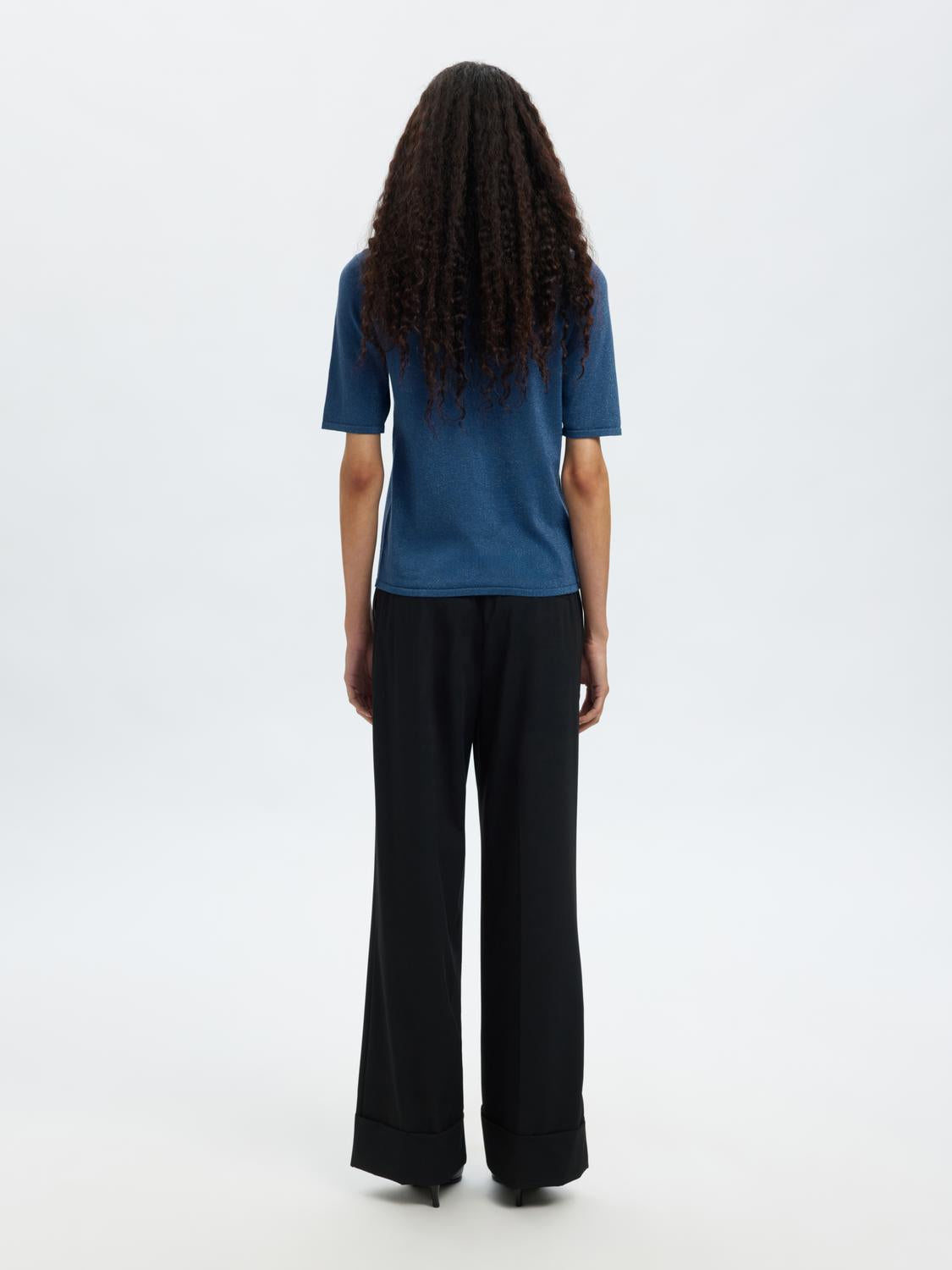 Slflura 2/4 Knit O-Neck