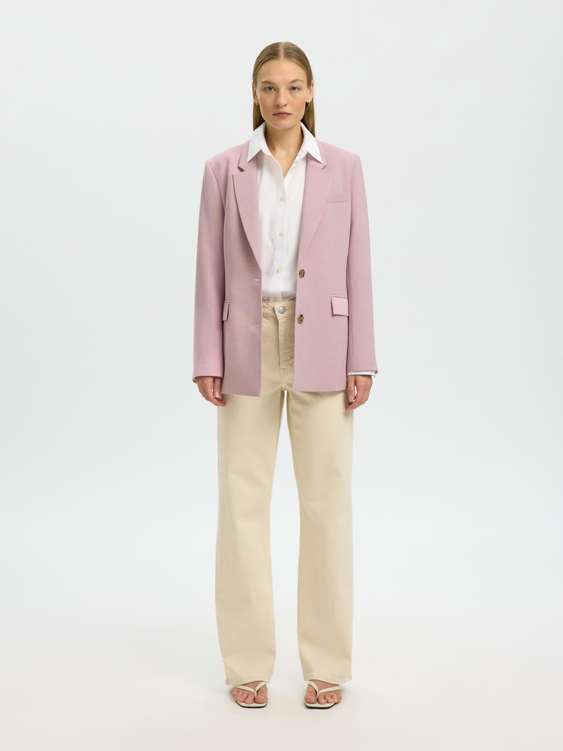 Slwrita Ls Classic Blazer Mel Noos