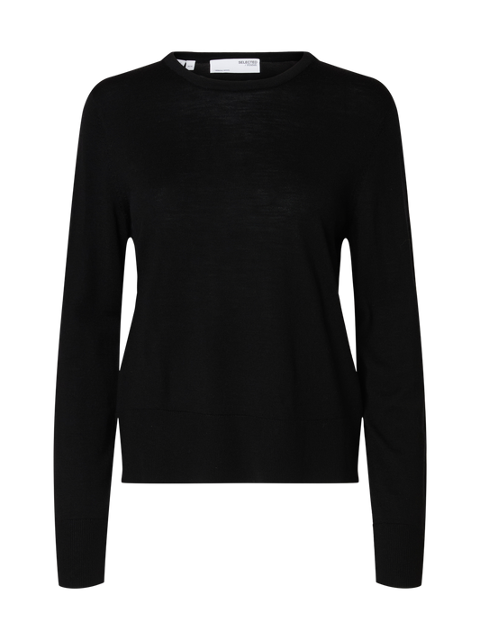 SLFTHEA LS KNIT MERINO O-NECK