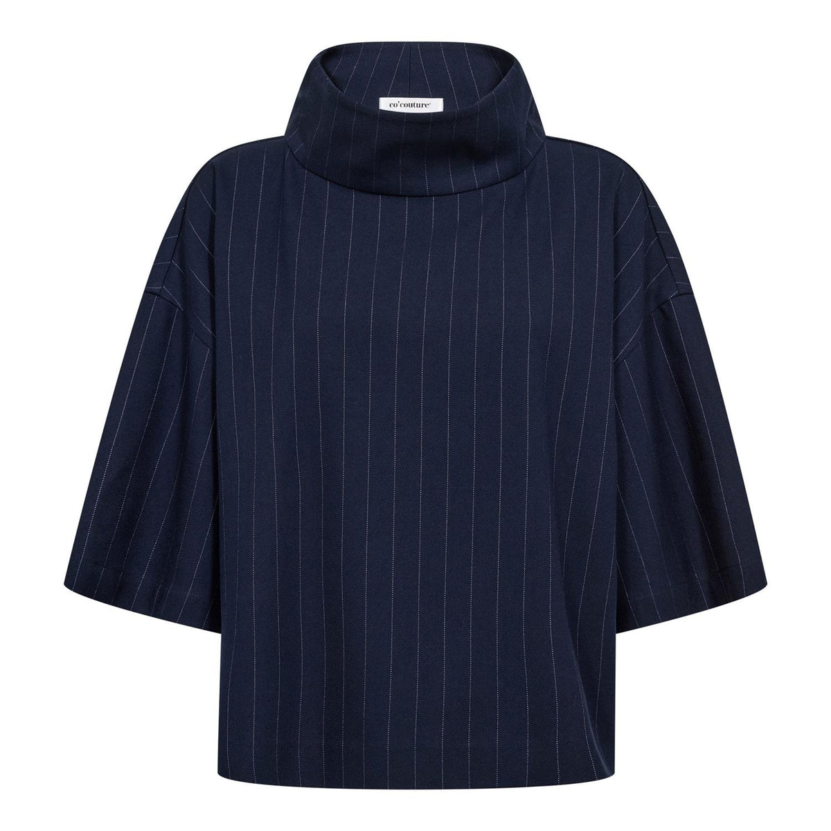 Gabiecc Pin Funnel Neck Blouse