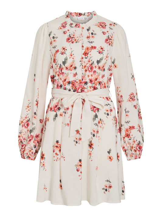 Vielma Bai O-Neck L/s Short Dress/ln/1