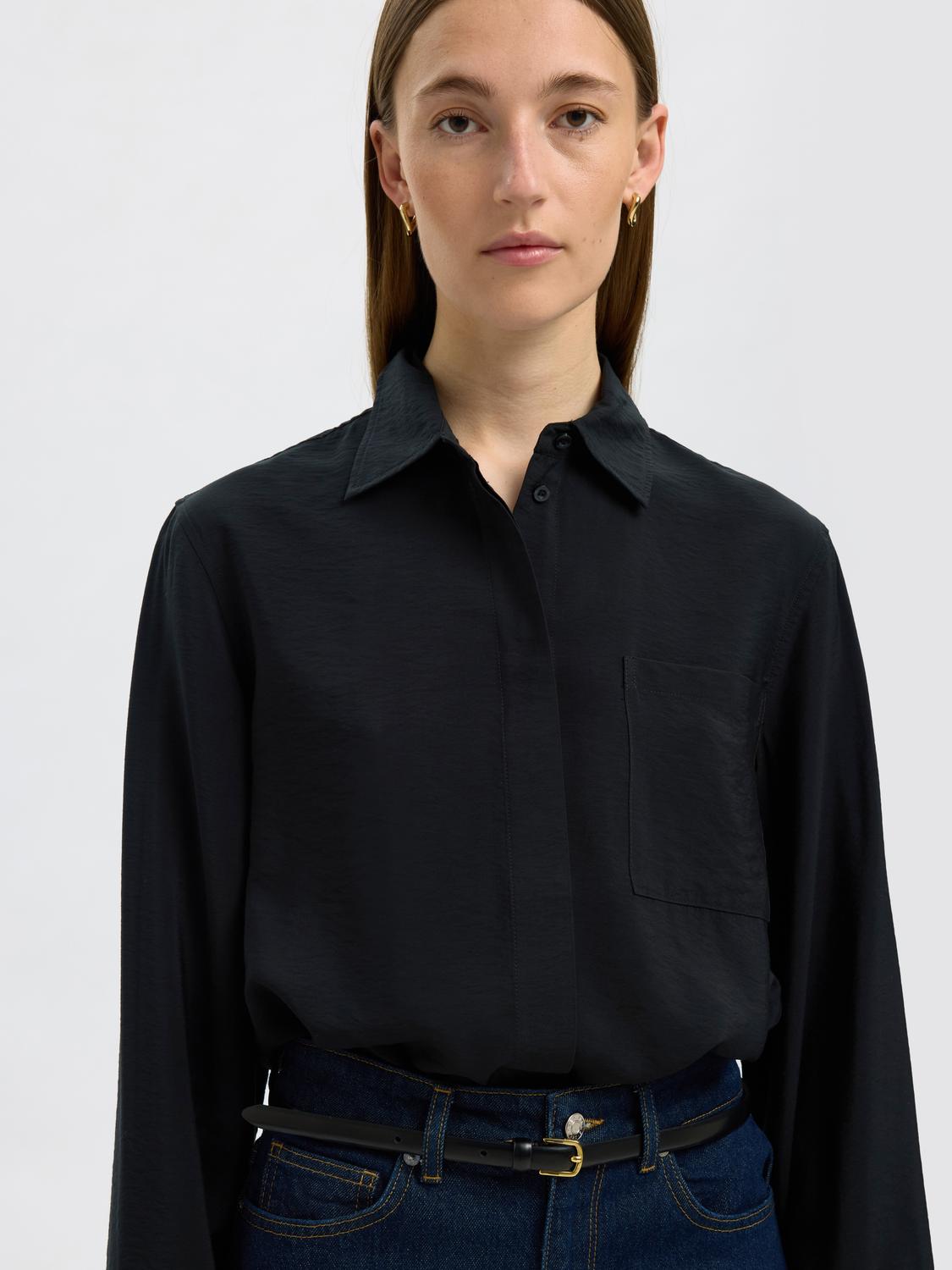 SLFAMARA LS RELAXED SHIRT