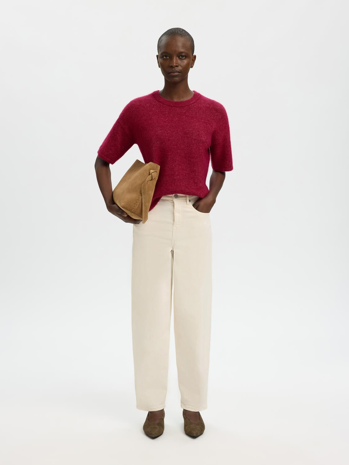 Slwlulu 2/4 Knit O-Neck Noos