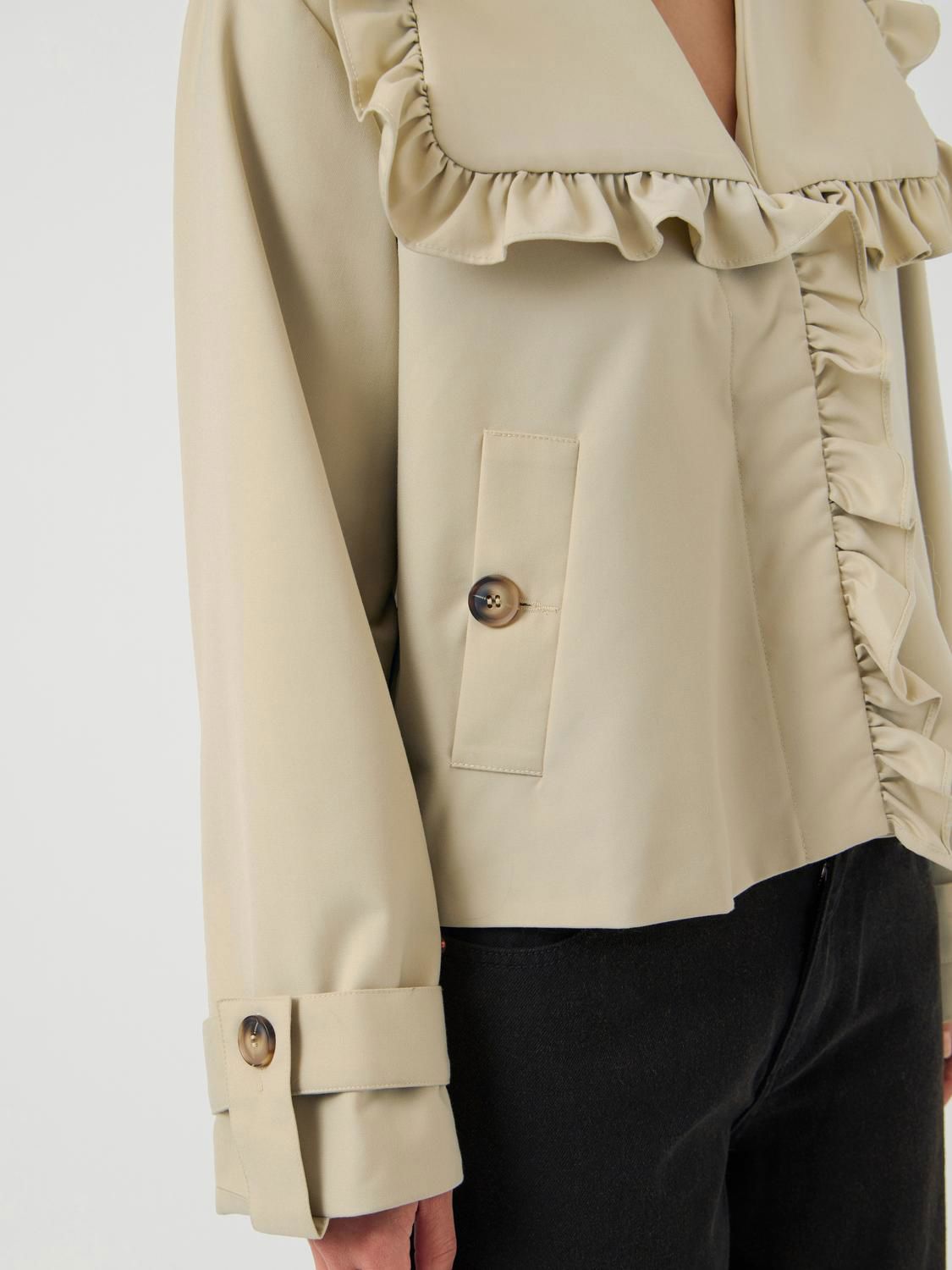 Yaselsana Ls Short Trenchcoat Noos