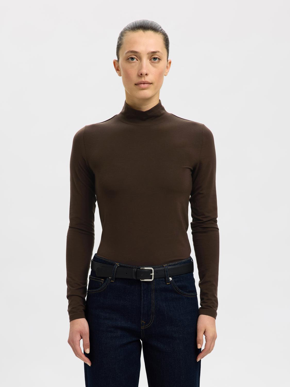 Slfmanja Ls High Neck Noos