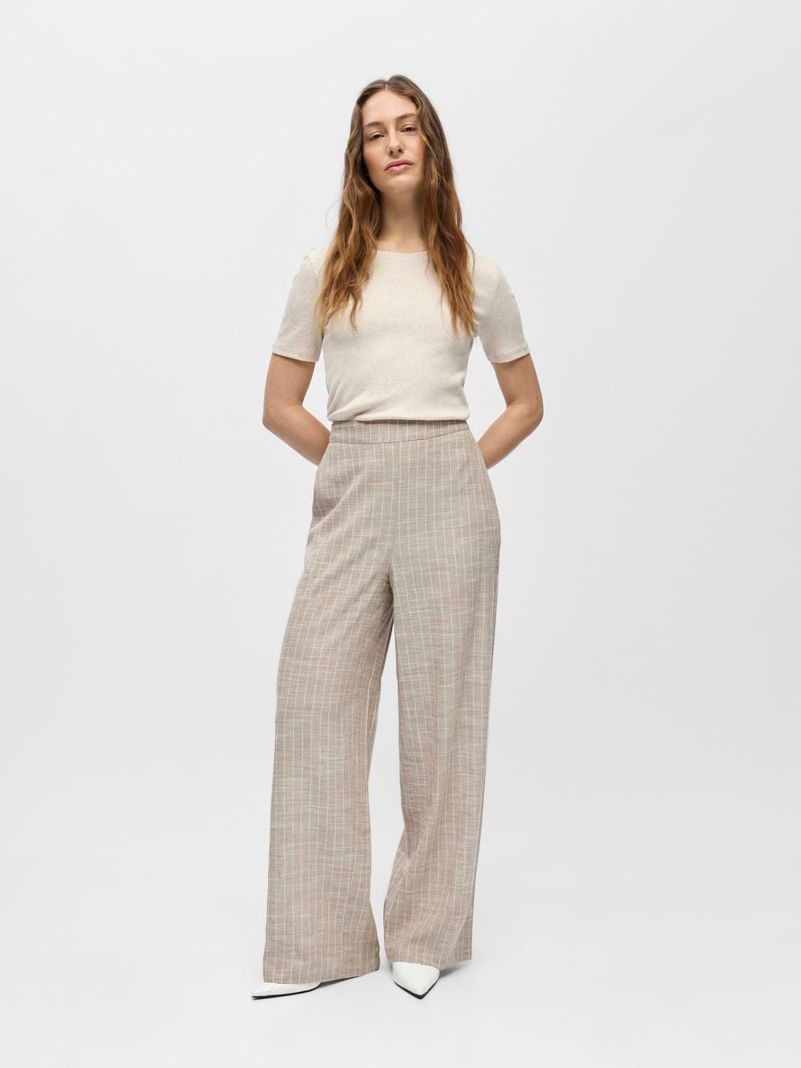 Objpaula Yui Hw Wide Pants 144