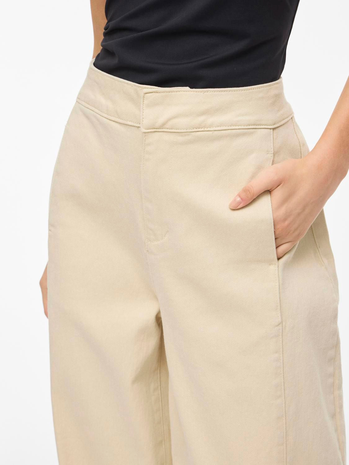 Vichia Hw Barrel Jeans