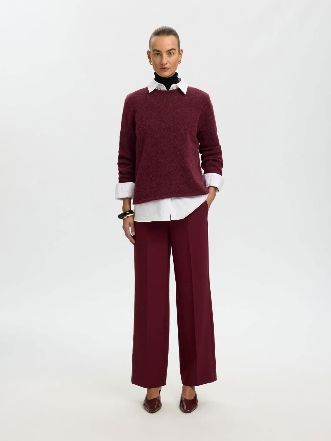 Slwlulu New Ls Knit O-Neck Noos