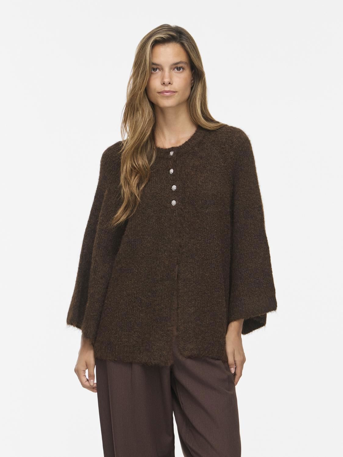 Vibows 3/4 Knit Cardigan/ln/1