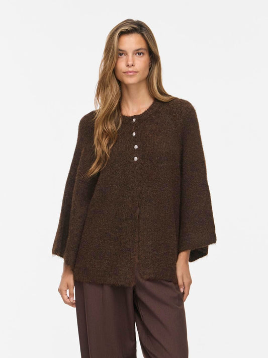Vibows 3/4 Knit Cardigan/ln/1