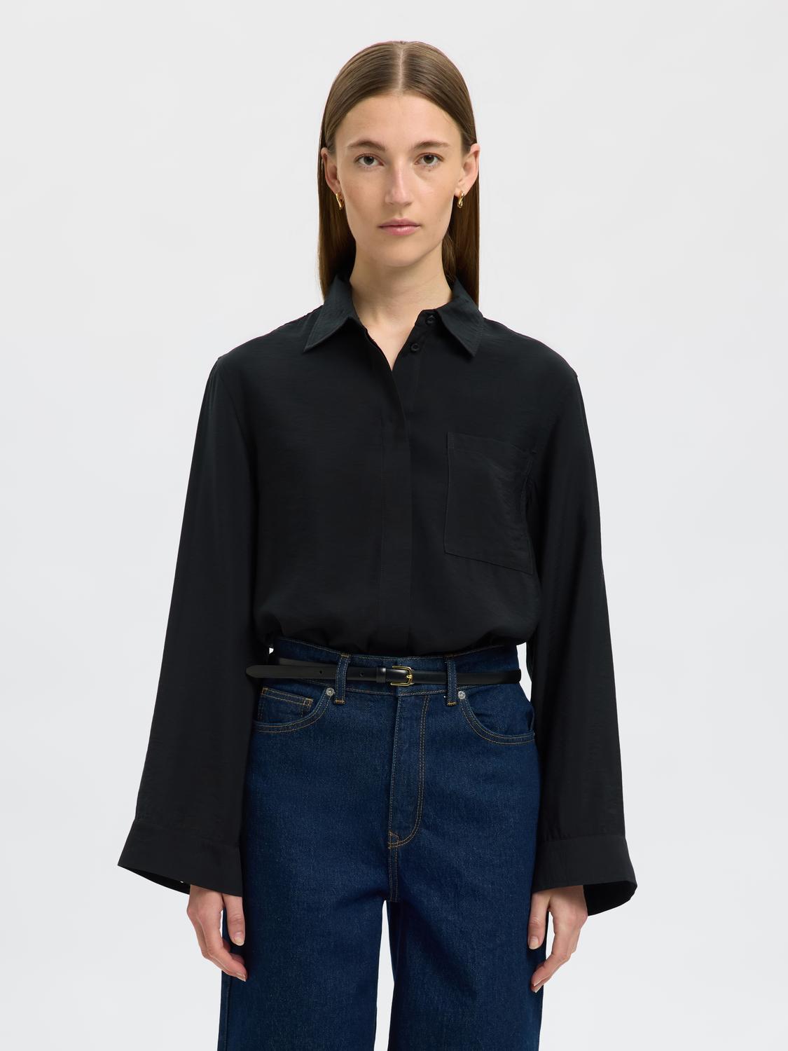 SLFAMARA LS RELAXED SHIRT