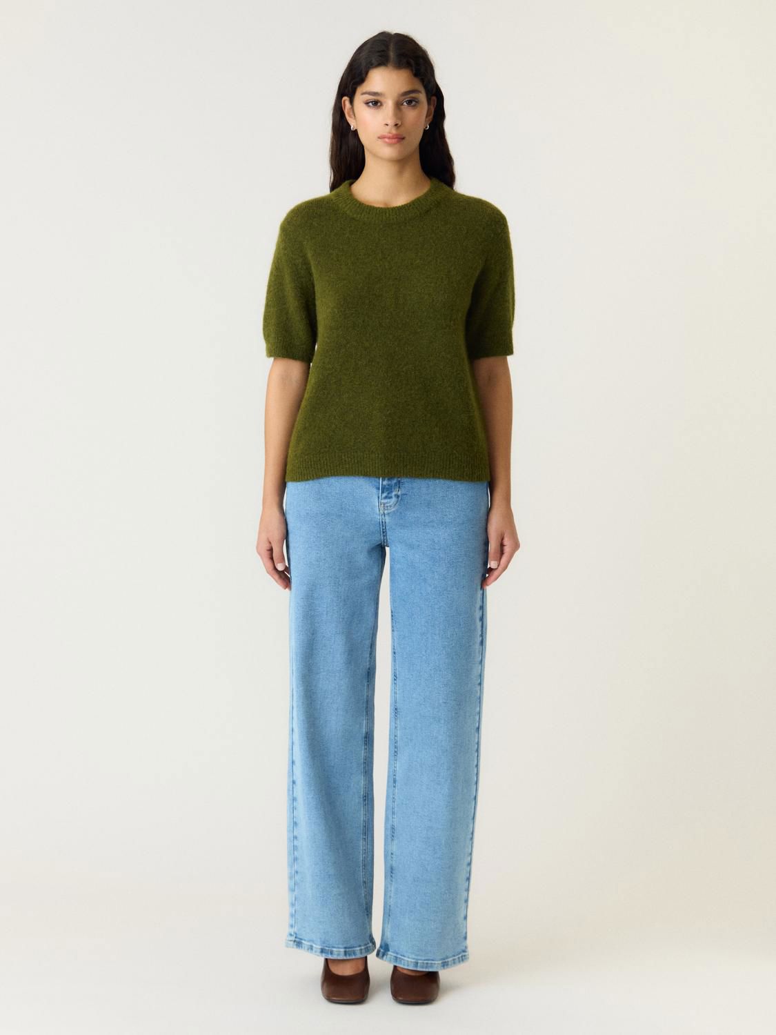 Yasjohi Ss Wool Blend Pullover S. Noos