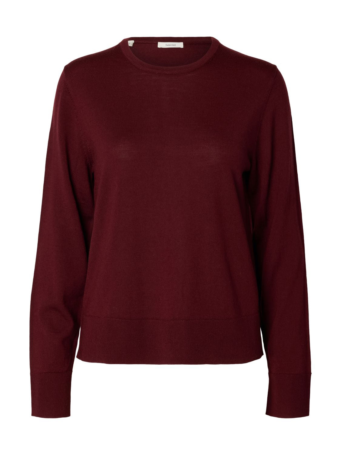 Slwthea Ls Knit Merino O-Neck Noos