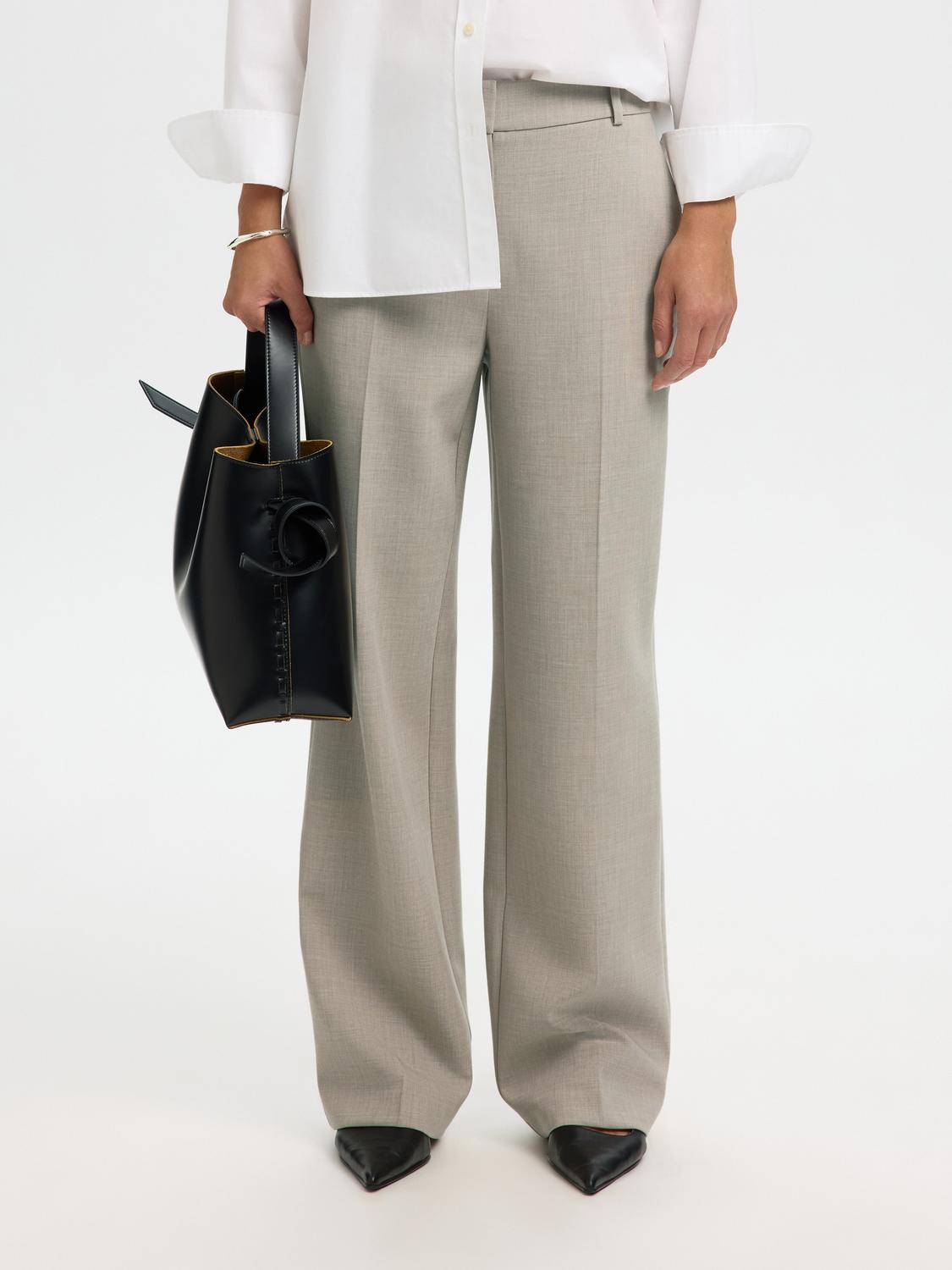 Slwrita Mw Wide Pant Mel Noos