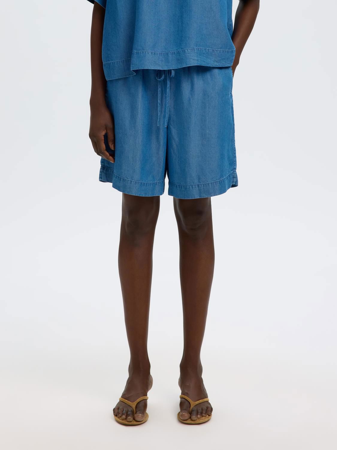 Slfjanna Mw Elastic String Shorts B