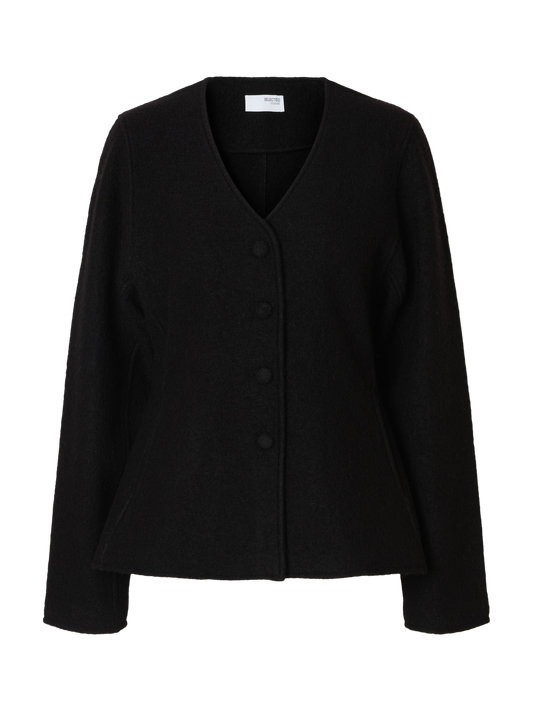 Slfdarla Ls Knit Button Cardigan Ex