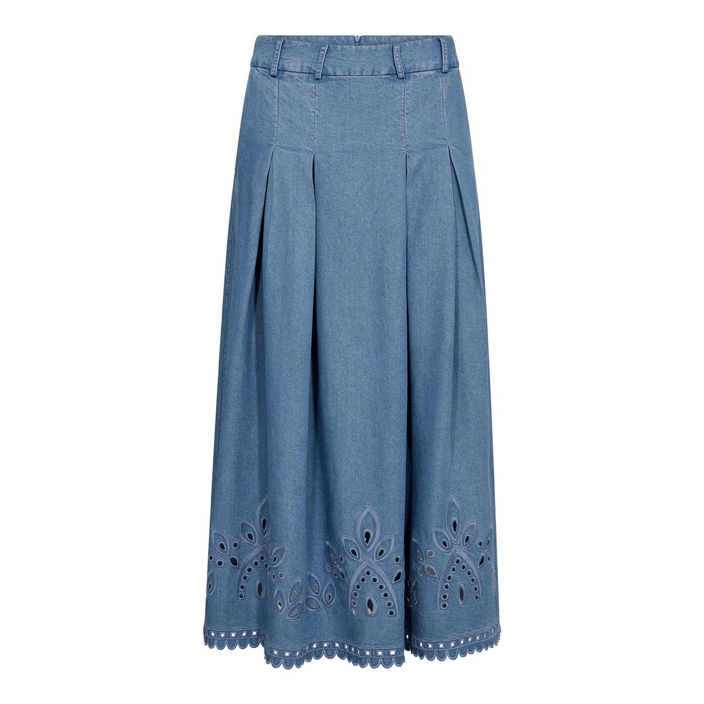 Tillycc Pleat Emb Skirt