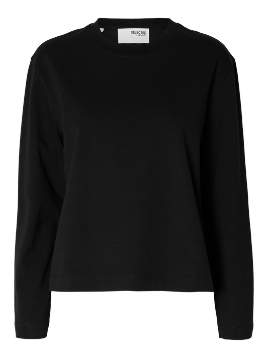 Slfessential ls boxy tee noos