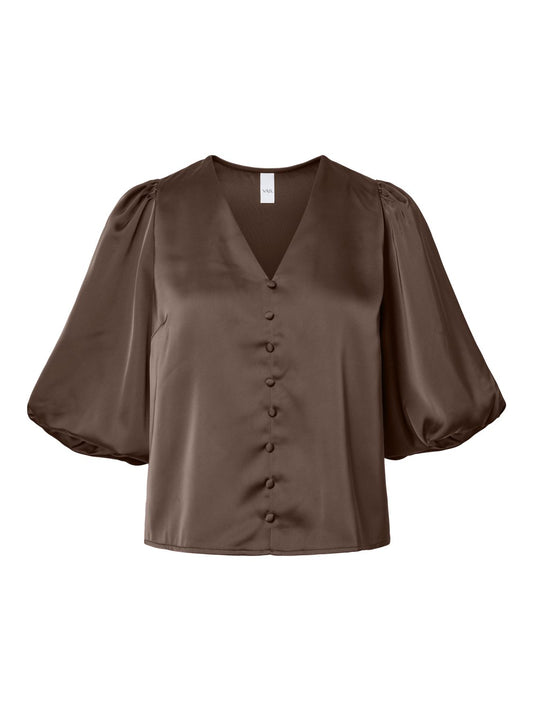 Yaspella 2/4 V-Neck Top S. Noos