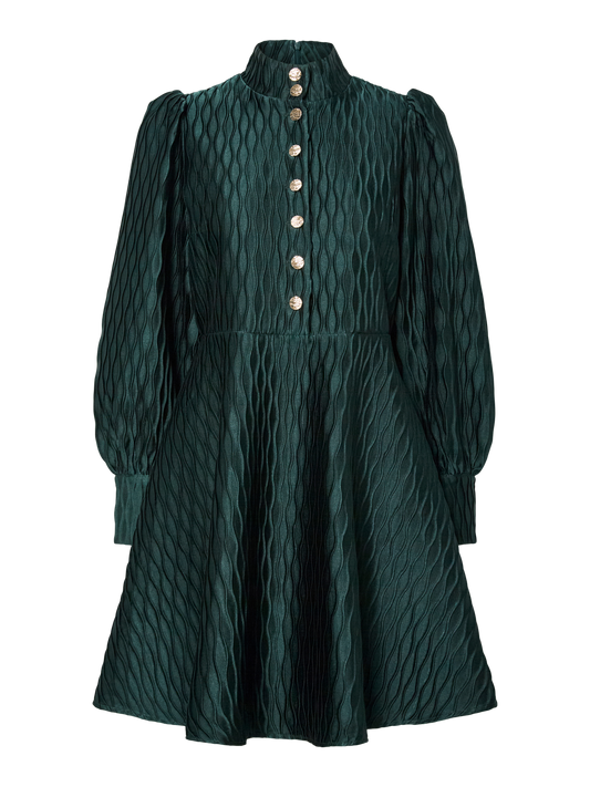 Yasripple Ls Dress S. Noos
