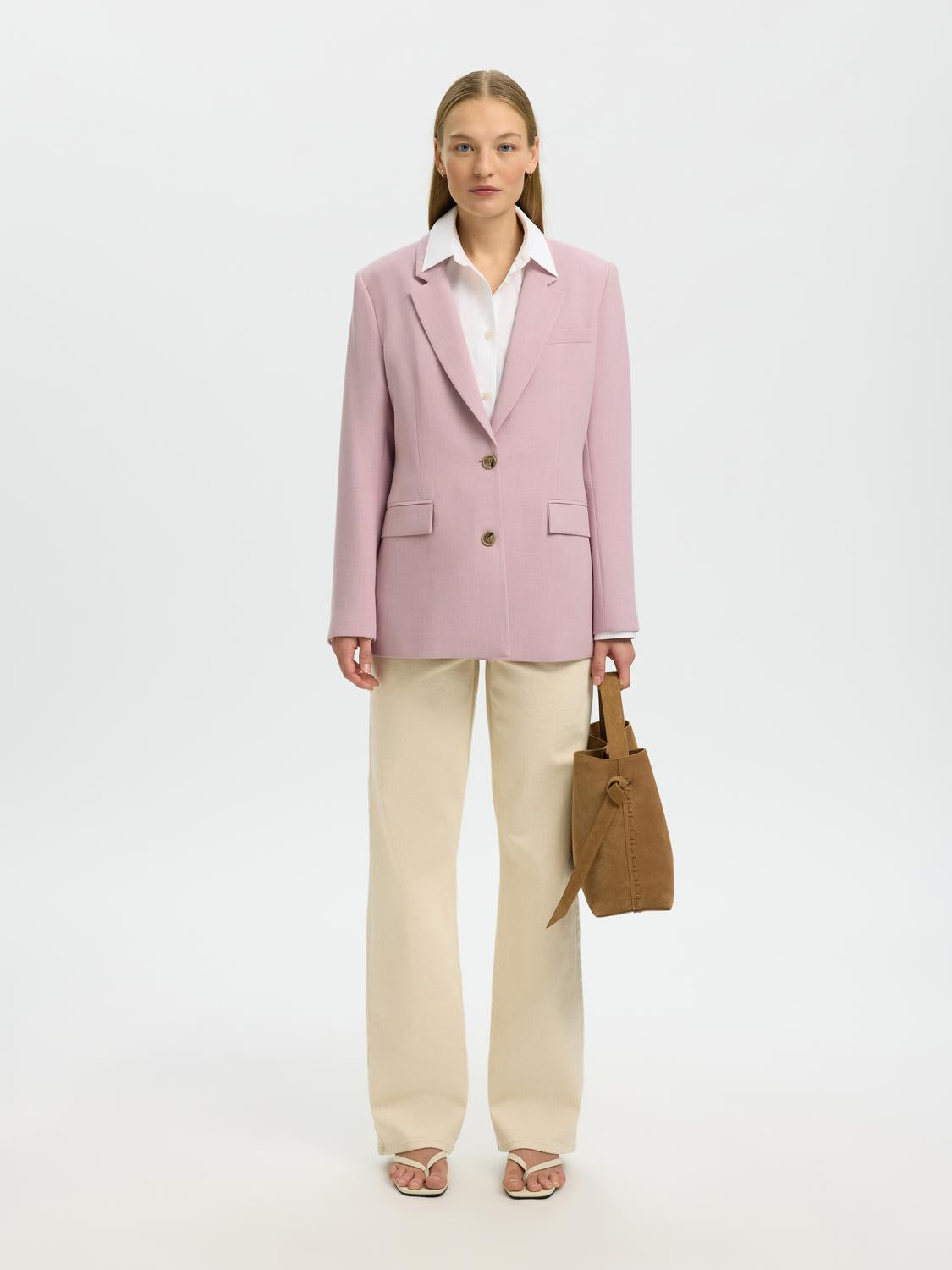 Slwrita Ls Classic Blazer Mel Noos