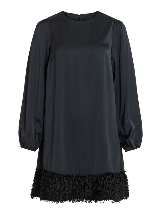 Viveer O-Neck L/s Short Dress/dc/r