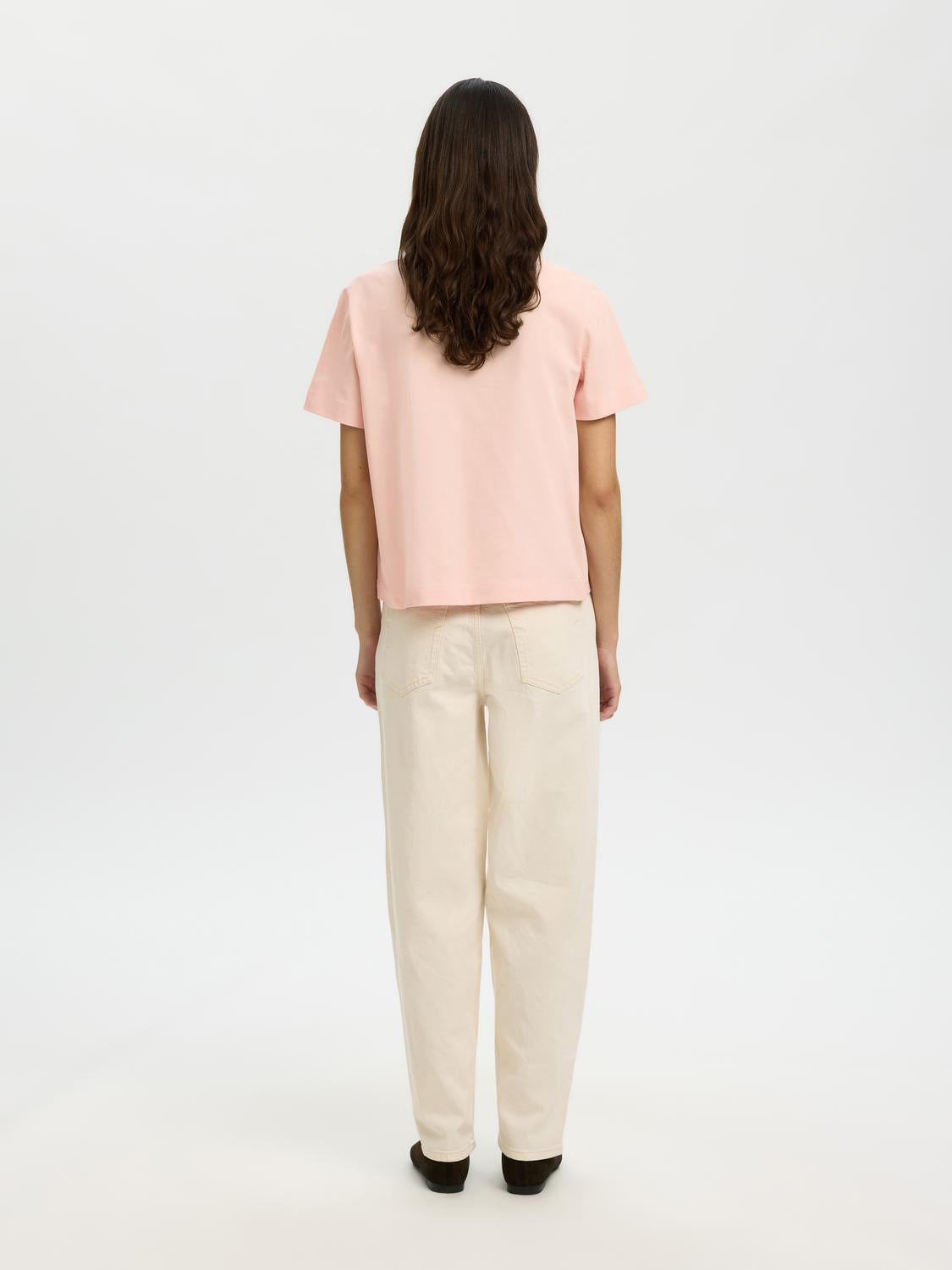 Slfessential Ss Boxy Tee Noos