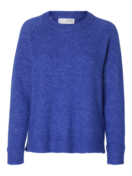 Slflulu ls knit o-neck