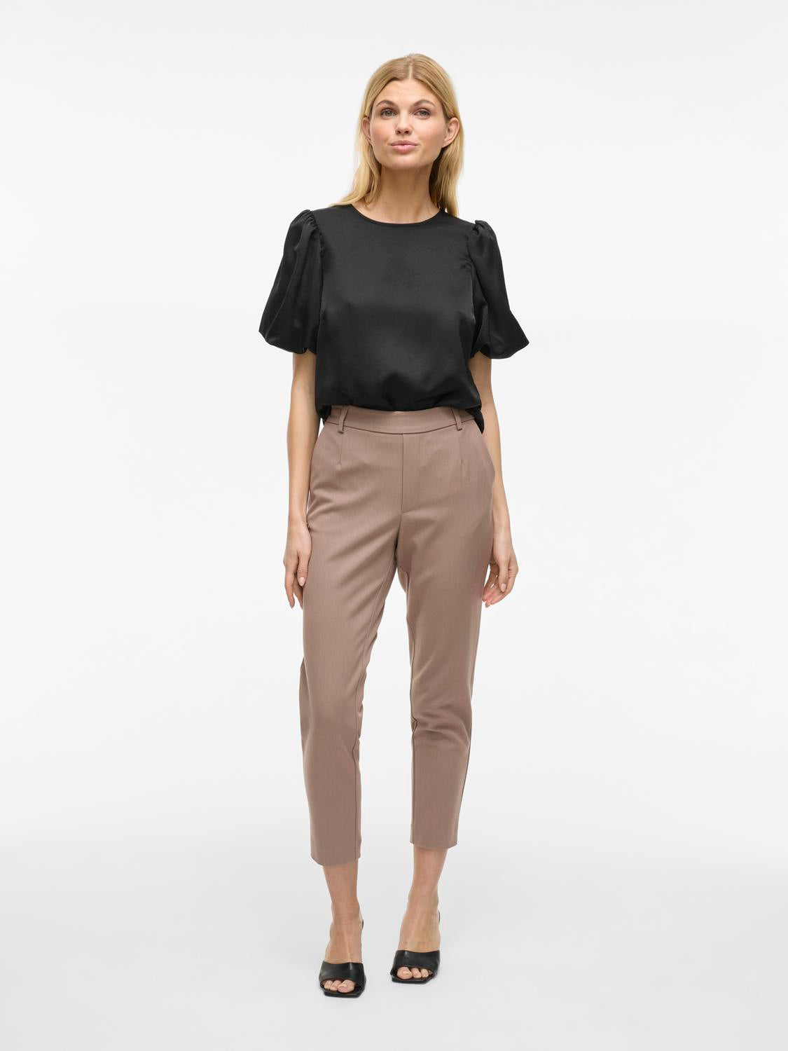 Viellette 2/4 Satin Puff Top - Noos