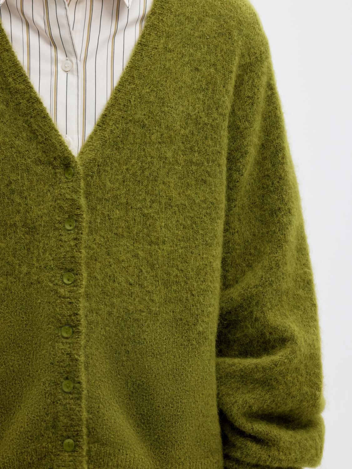 Slwlulu Brushed V-Neck Cardigan Noos
