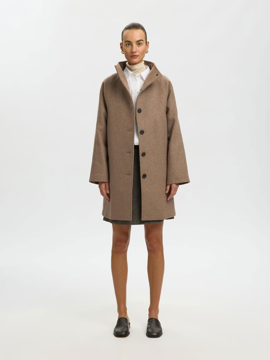 Slwzia-Vinni Wool Blend Coat Noos