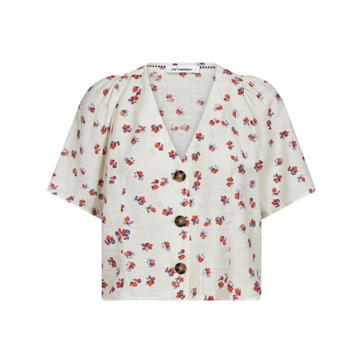 Mariscc Flower Ss V-Shirt