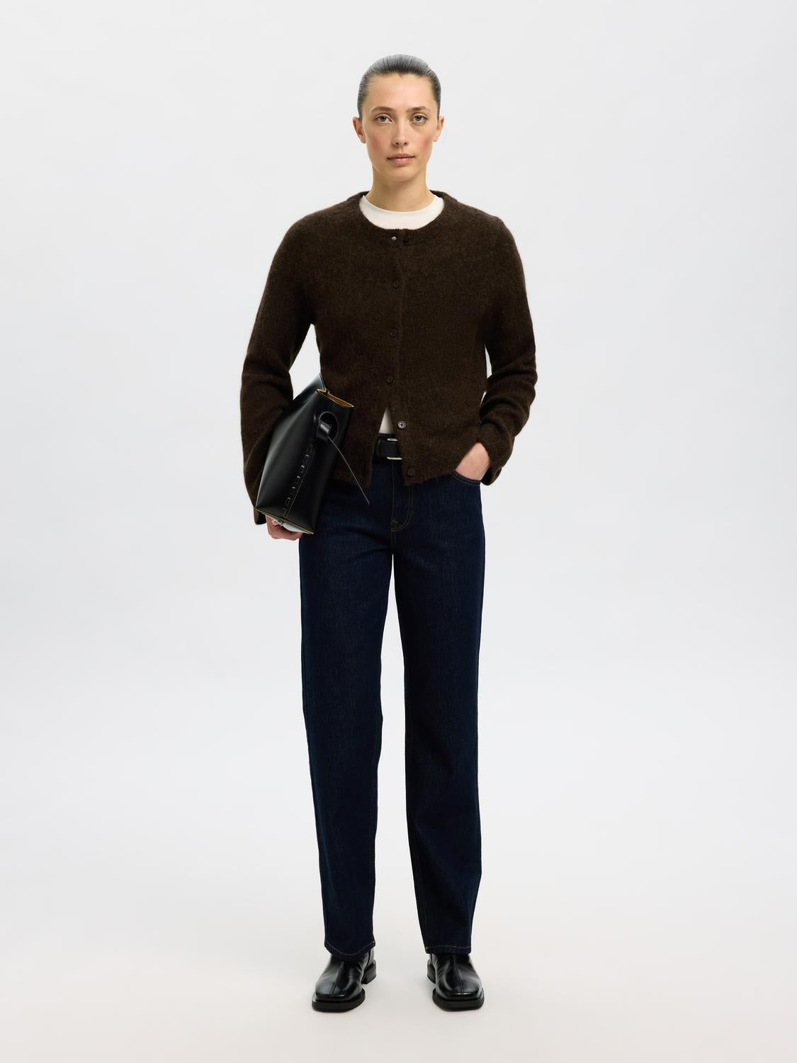 Slflulu New Ls Knit Cardigan Noos
