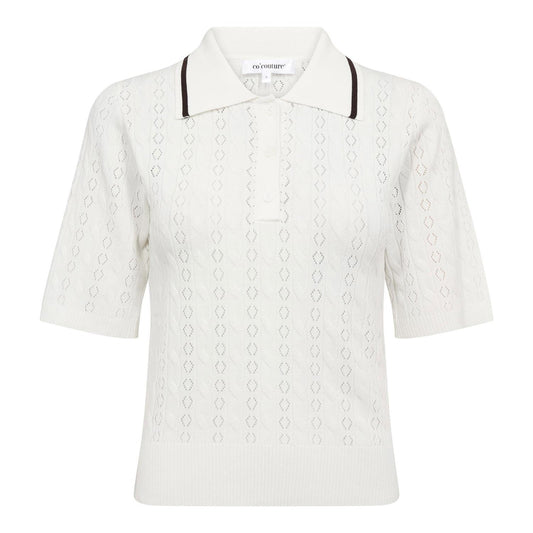 Luecc Ss Polo Knit