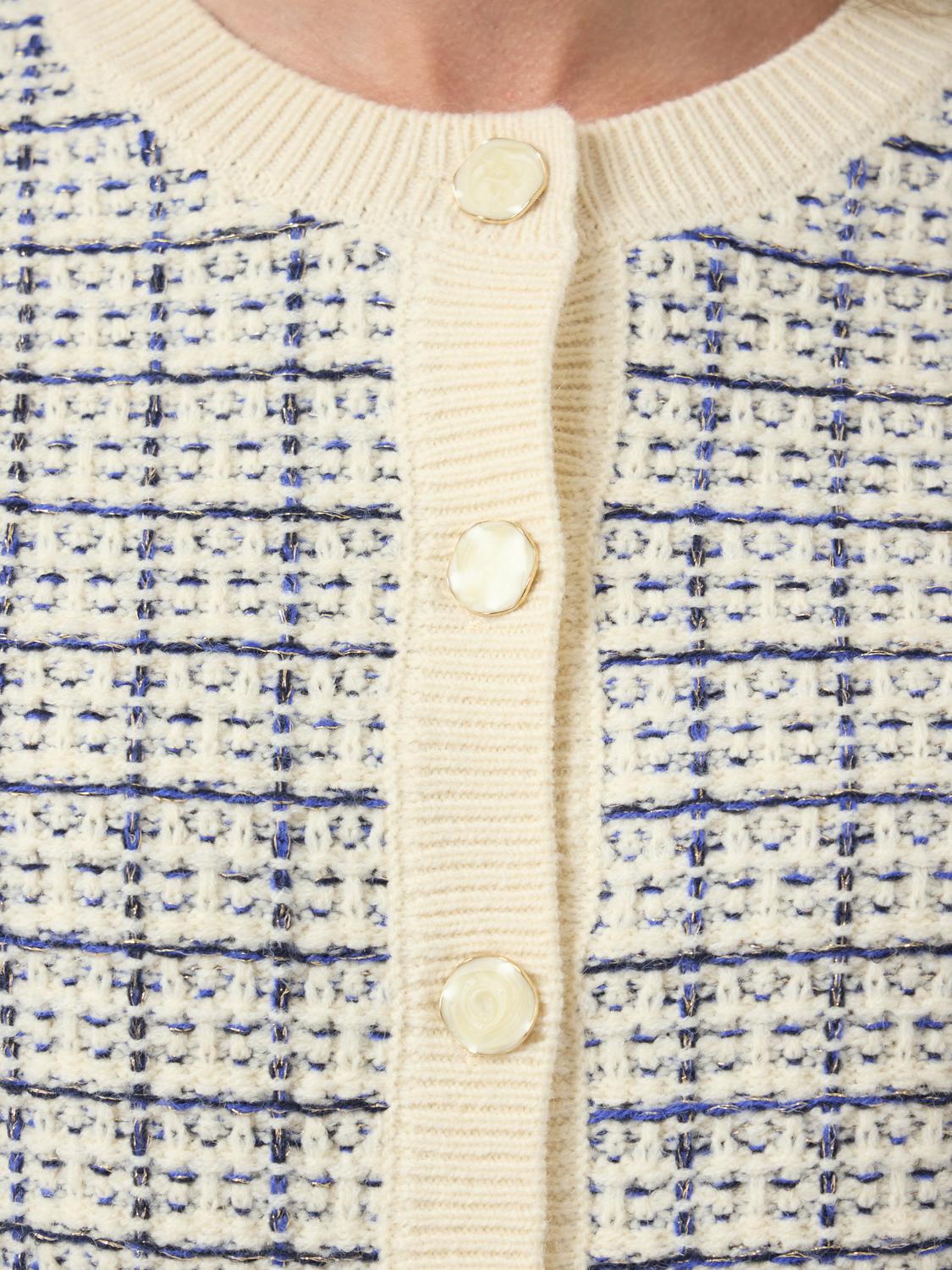 Yaslivia ls short knit cardigan