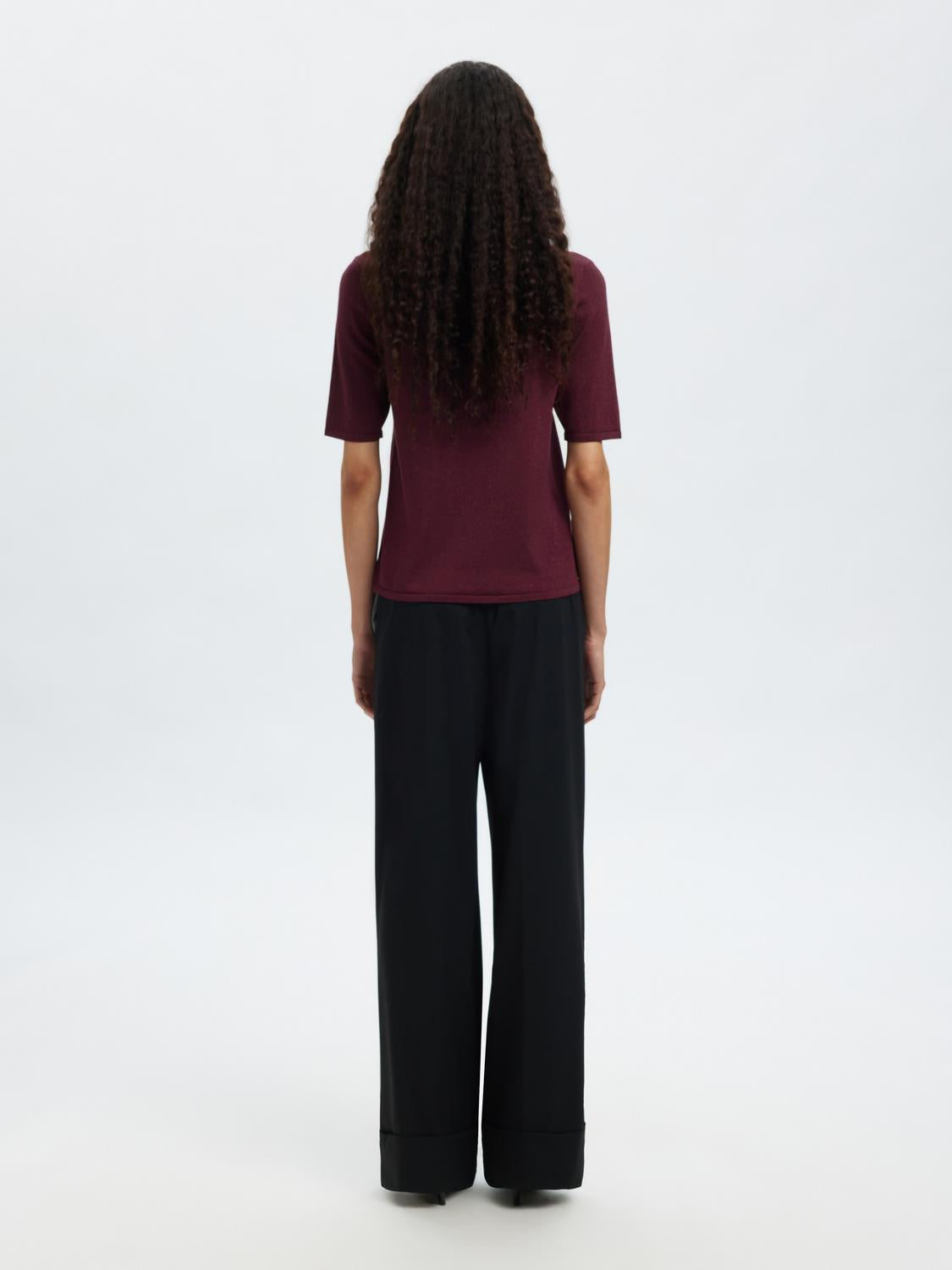 Slflura 2/4 Knit O-Neck