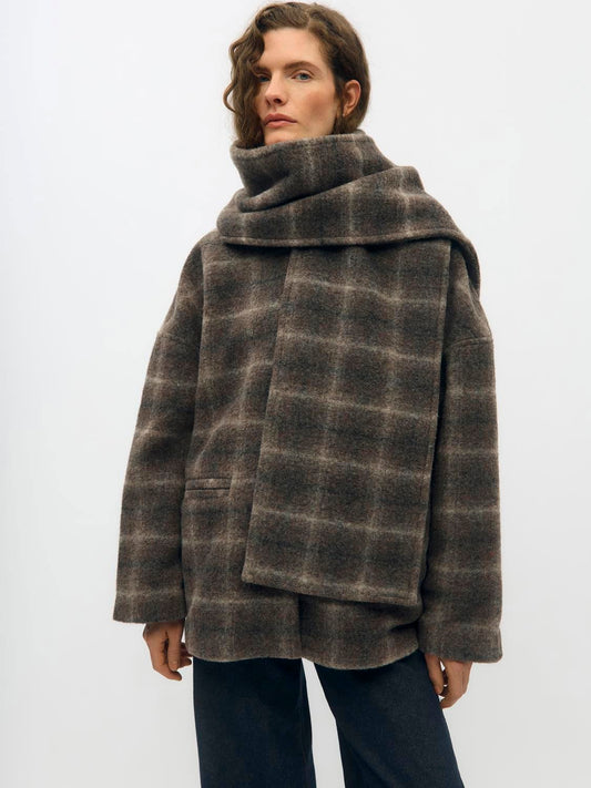 Objmaise L/s Lo Scarf Jacket Noos