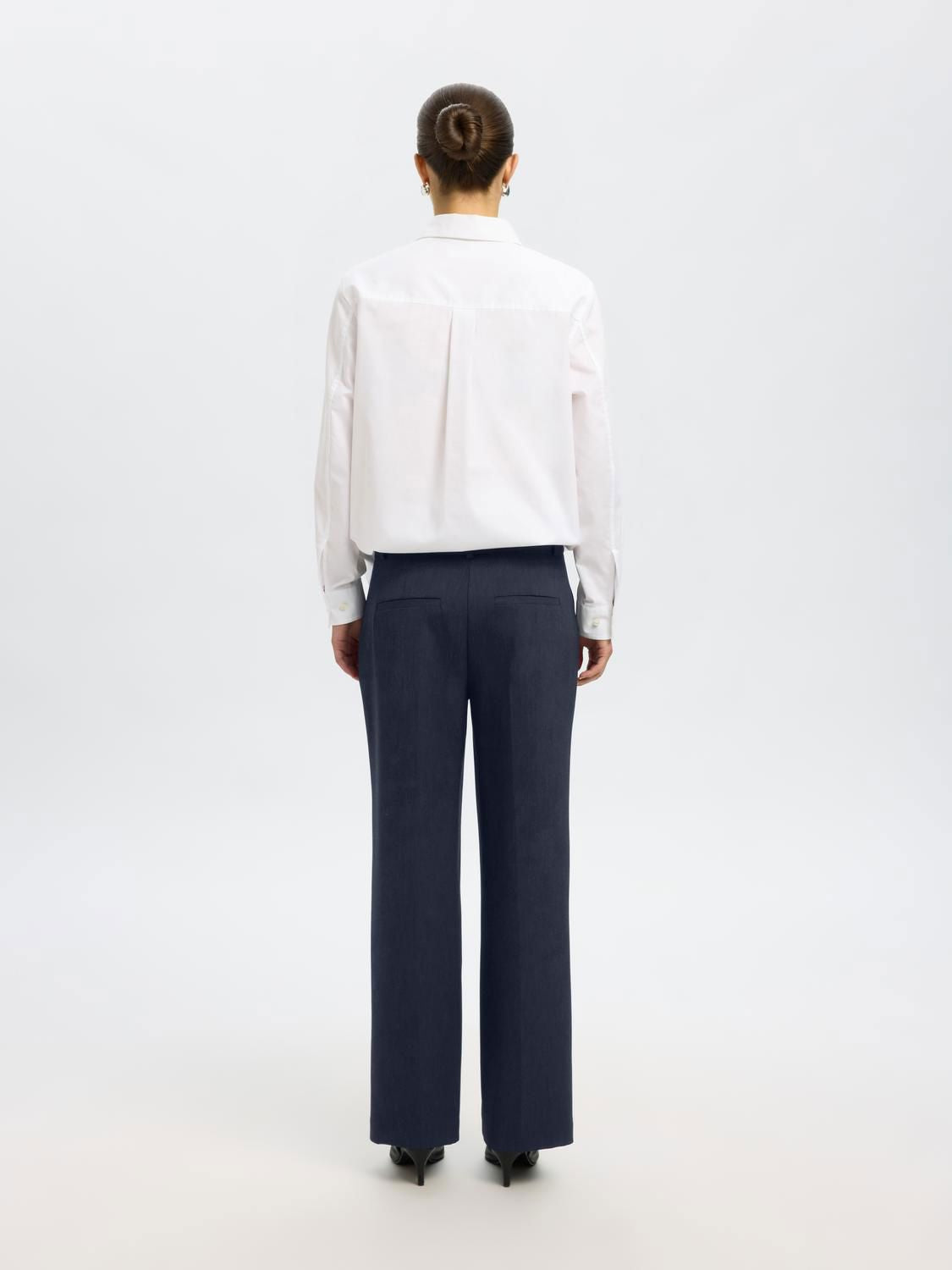 Slwrita Mw Wide Pant Dark Sap Mel Noos