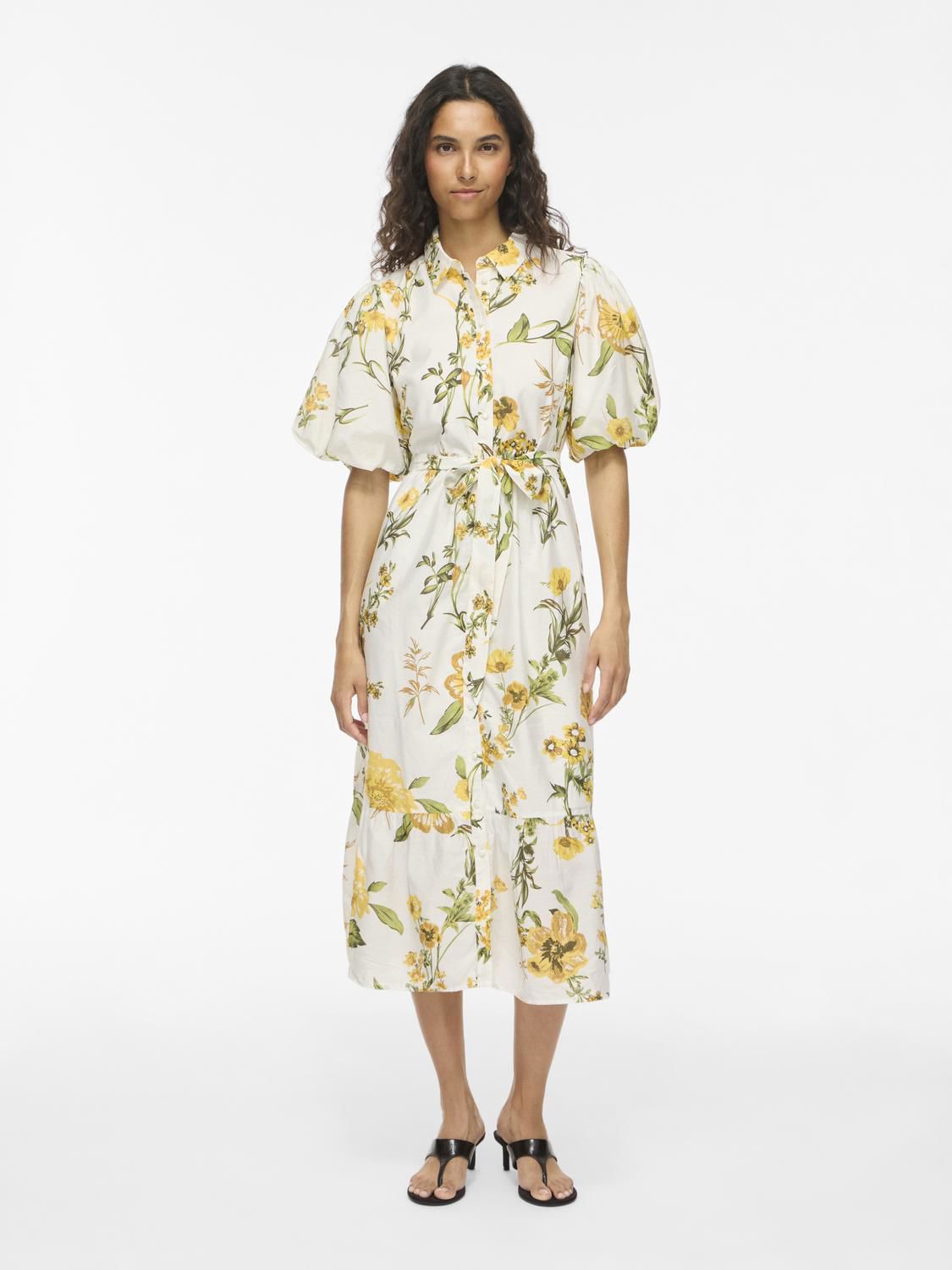 Vialinia Sol 2/4 Midi Shirt Dress/ln