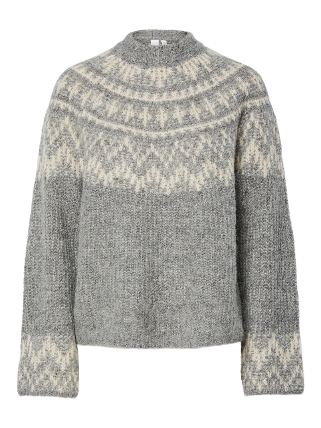Yasliri Ls Wool Blend Knit Pullover