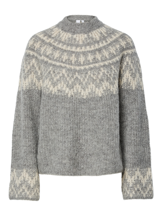 Yasliri Ls Wool Blend Knit Pullover