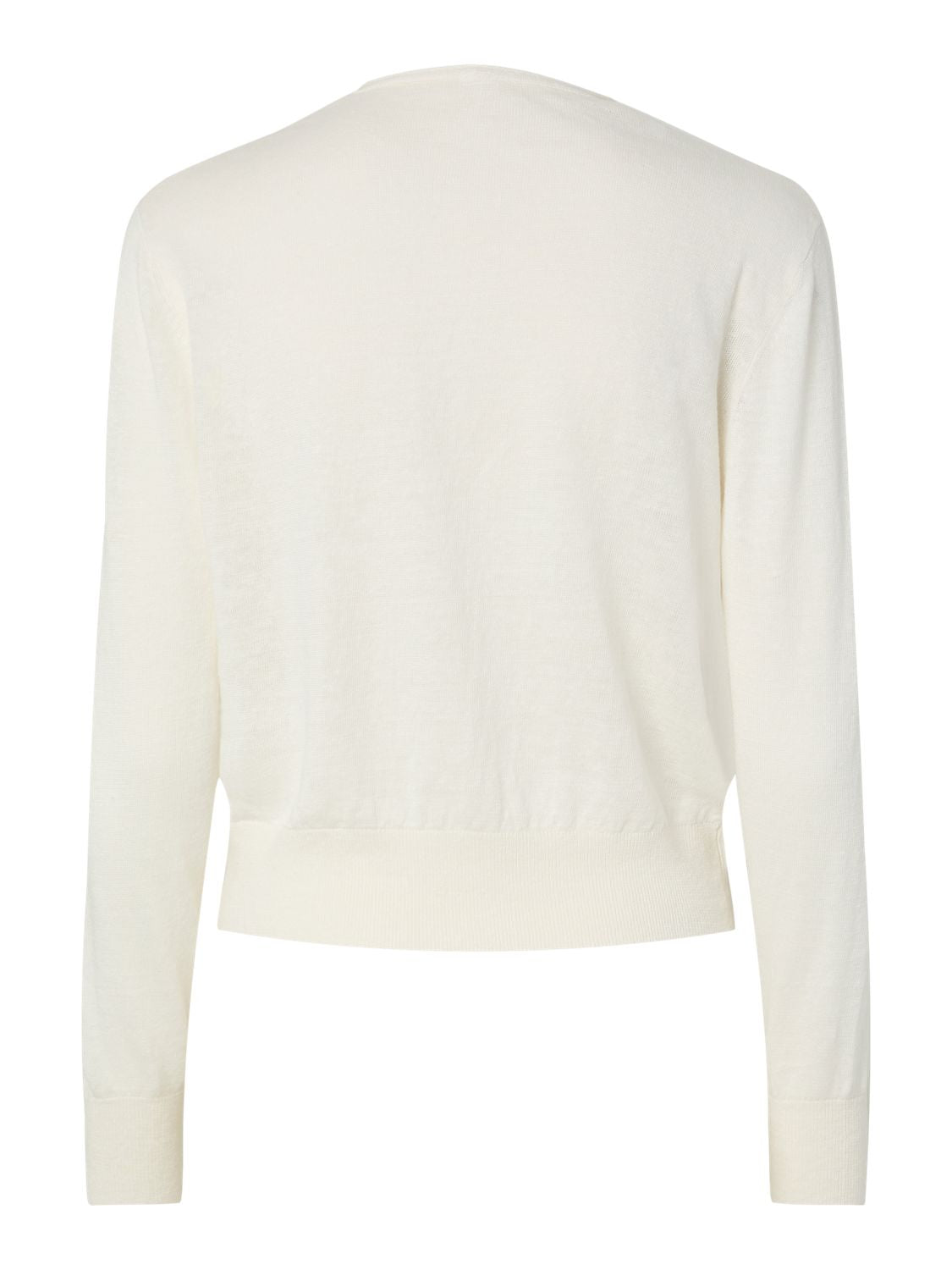 Yaslinnea Ls Knit Linen Cardigan