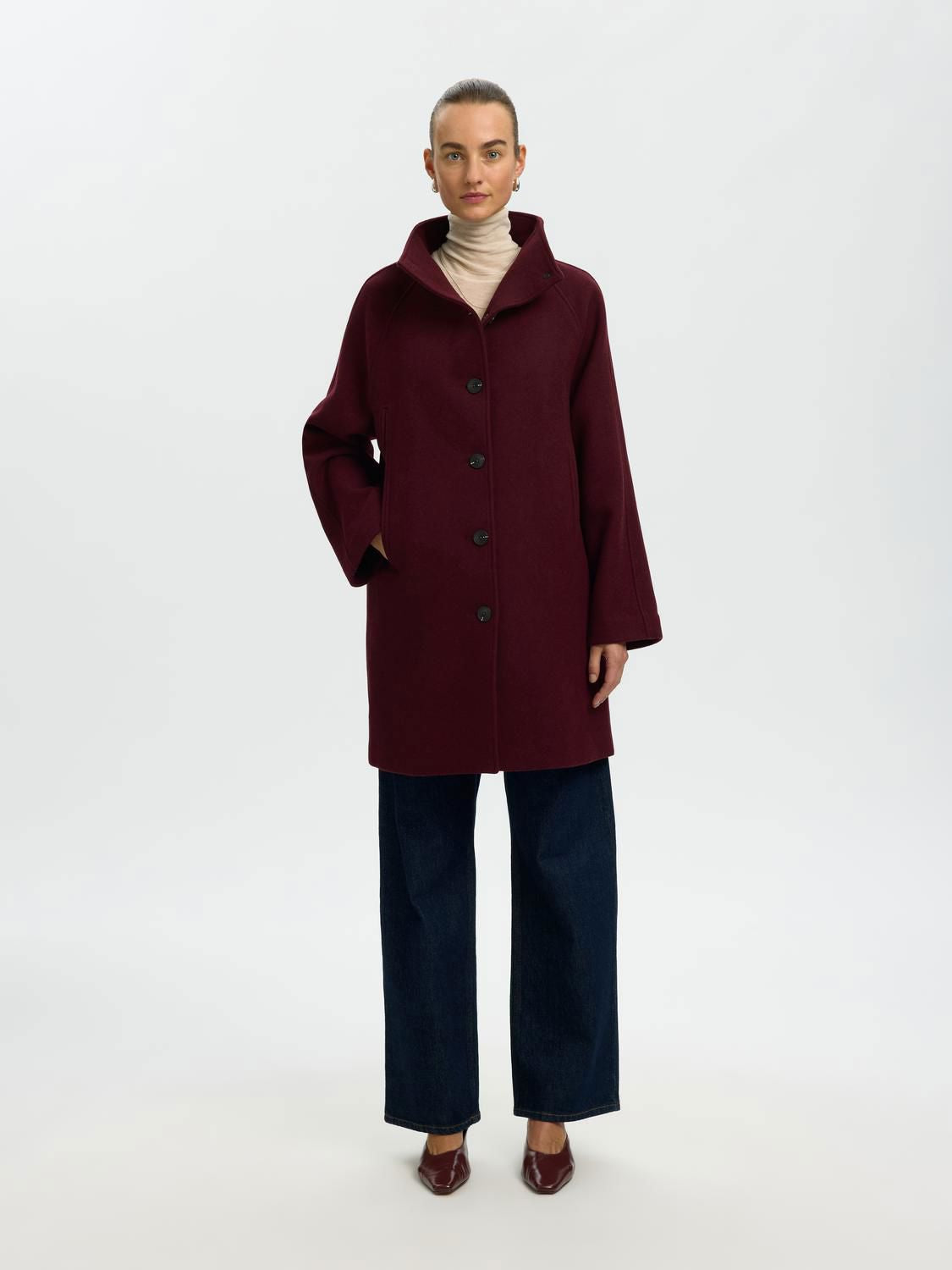 Slwzia-Vinni Wool Blend Coat Noos