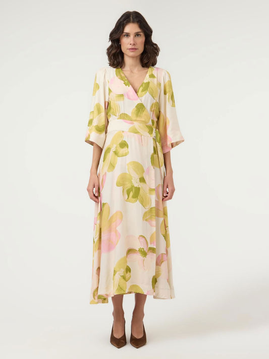 Yasmarga 3/4 Wrap Long Dress S. Noos