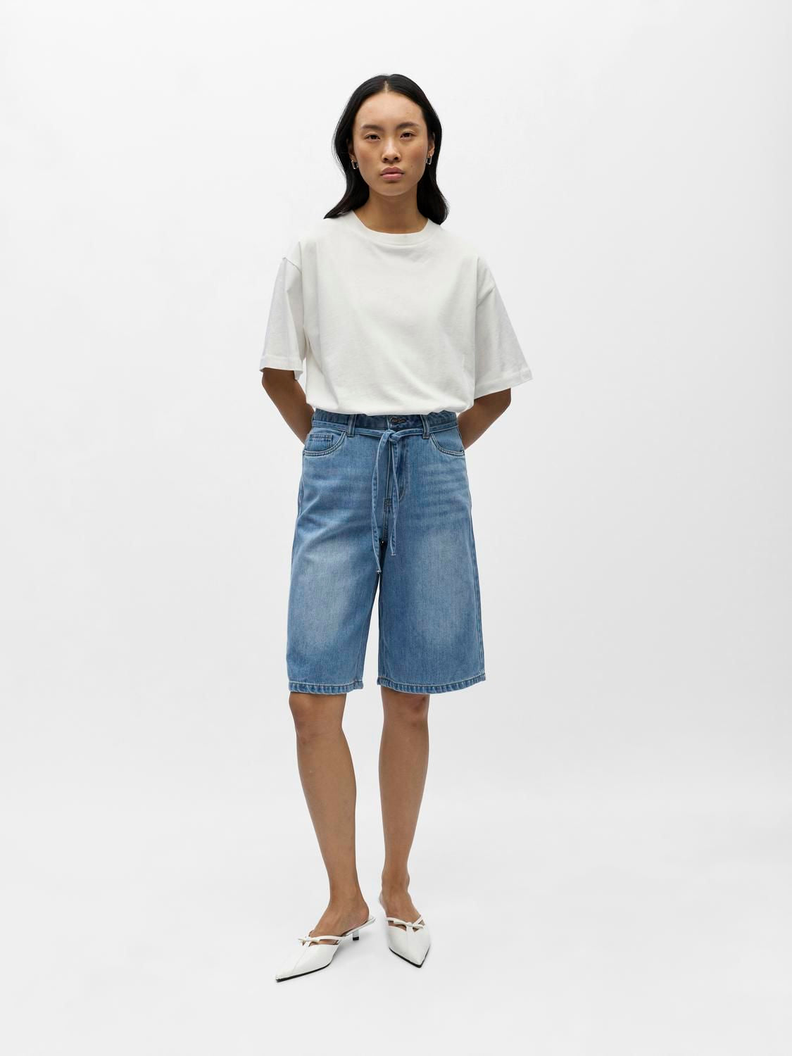 Objrosie Mw Lo Denim Long Shorts Noos